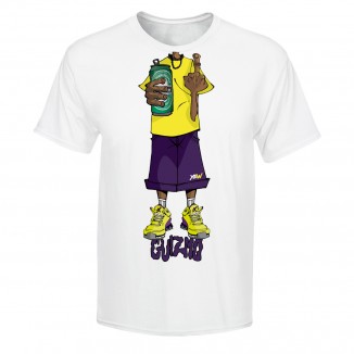 T-SHIRT BODY GUIZ' LAKS BLANC