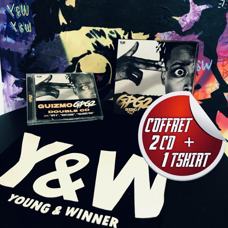 Coffret Double Album Guizmo GPG2 + Tshirt Collector noir Y&W