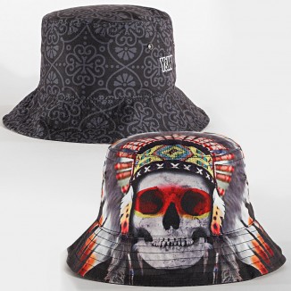 BOB RÉVERSIBLE Y&W NOIR INDIAN