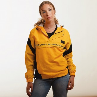 Coup-Vent Anorak À capuche Y&W Jaune