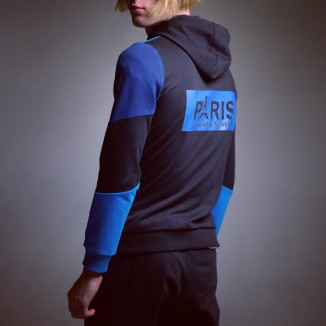Veste De Survêtement « PARIS NOIR 3 BLEUS »