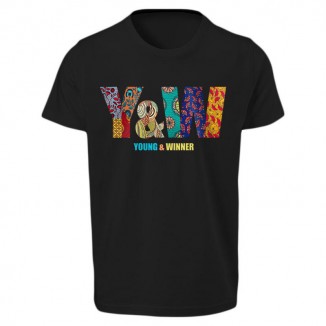 Tshirt Y&W Boubou noir