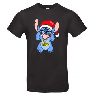 Tshirt Y&W Stitchy Noël noir