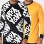 SWEAT REVERSIBLE Y&W NOIR JAUNE