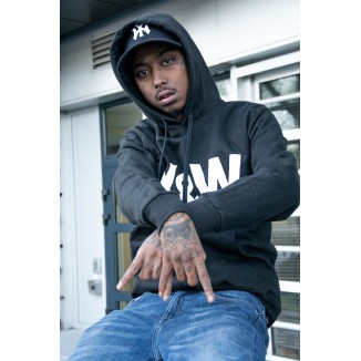 Sweat à capuche Y&W Classic noir