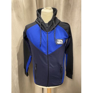 Veste A Capuche Zippée Y&W Capnord bleu roi et bleu marine