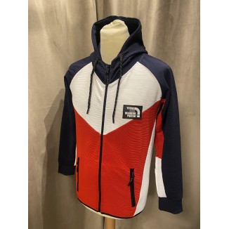 Veste A Capuche Zippée Y&W Capnord rouge blanc et noir