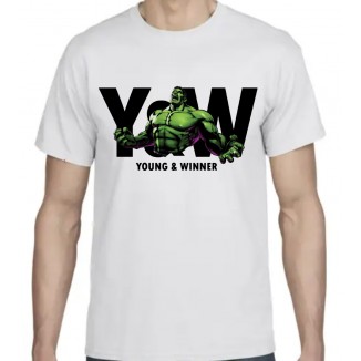 TShirt "Y&W HULK" Noir ou Blanc