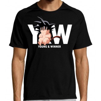 TShirt "Y&W GOKU BEBE" Noir ou Blanc