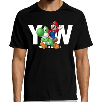 TShirt "MARIO" Noir ou Blanc