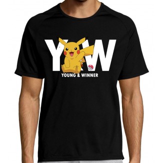 TShirt "PIKACHU" Noir ou Blanc