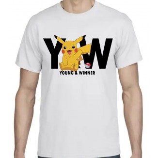 TShirt "PIKACHU" Noir ou Blanc