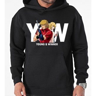 Sweat Capuche "COBRA" Noir ou Blanc