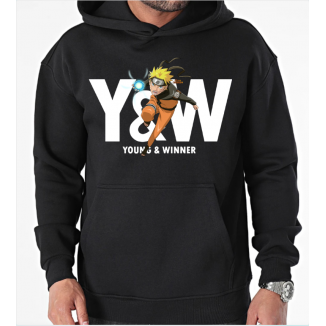Sweat Capuche "NARUTO" Noir ou Blanc