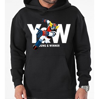 Sweat Capuche "GOLDORAK" Noir ou Blanc