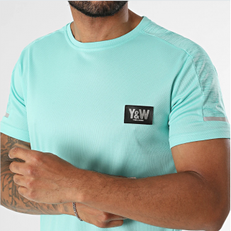 Ensemble T-Shirt et Short Jogging Été TURQUOISE Y&W