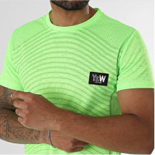 Ensemble T-Shirt et Short Jogging Été VERT FLUO Y&W
