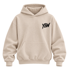 Sweat à capuche Young & Winner 2026 beige