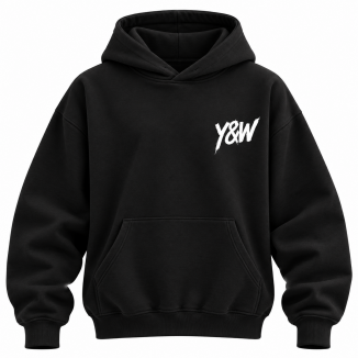 Sweat à capuche Young & Winner 2026 noir