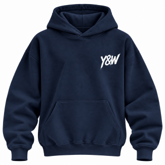 Sweat à capuche Young & Winner 2026 bleu roi