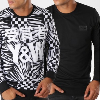 SWEAT REVERSIBLE Y&W ECHEC ET MAT
