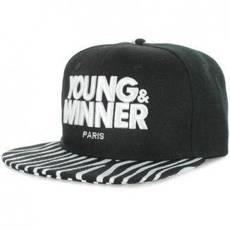 Casquette Y&W 6PANELS  " Zèbre "