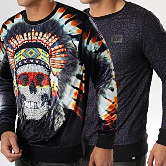 SWEAT REVERSIBLE Y&W INDIAN