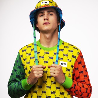 SWEAT REVERSIBLE Y&W MULTICOLORS