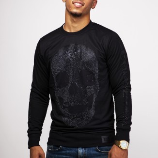 Sweat réversible Y&W Black Skullz