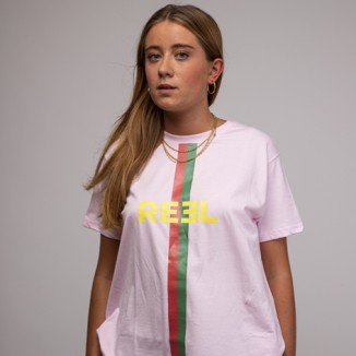 TShirt Y&W "Réel Is" - Rose