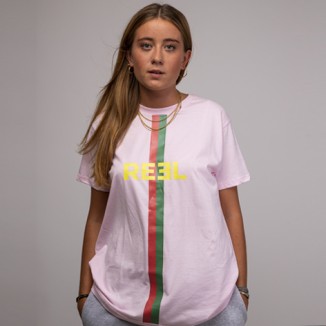 TShirt Y&W "Réel Is" - Rose
